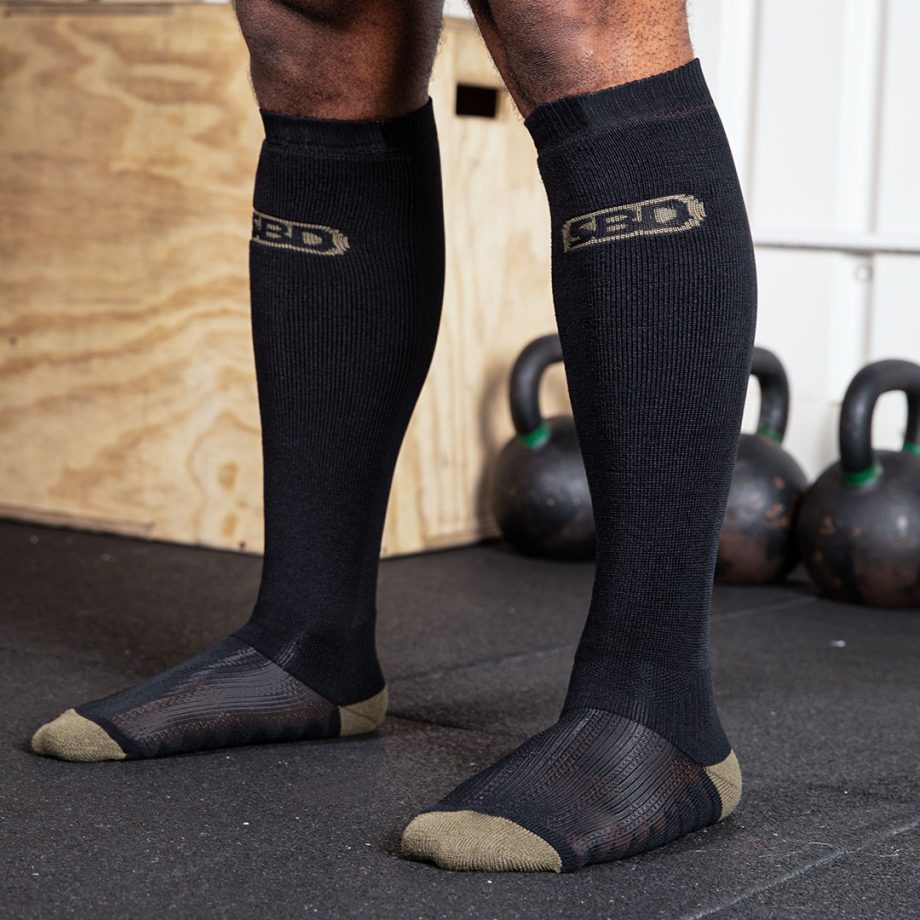 Calcetas De Deadlift ENDURE RANGE BLACK