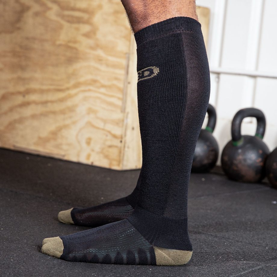 Calcetas De Deadlift ENDURE RANGE BLACK
