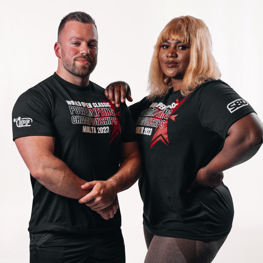 Polera del MUNDIAL POWERLIFTING CLASSIC MALTA 2023